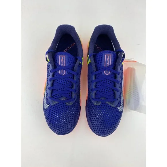 NEW Nike Metcon 6 Deep Royal Blue Mango Men's Cross Fit Training Shoes - Picture 6 of 12